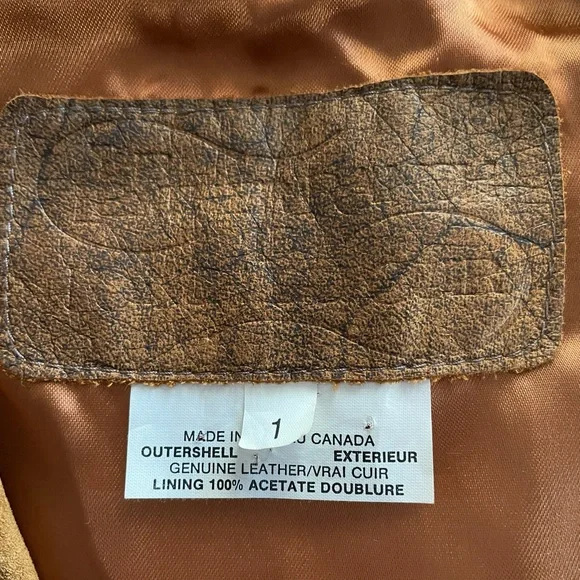 LEATHER RANCH Vintage 80’s SUEDE Western Beaded Leather VEST Size 1 - Picture 11 of 16